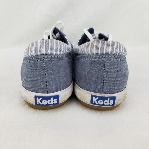 ✅Keds Blue Jean Canvas Classic Lace Up Sneakers Womens 7.5 Casual Shoes WF63018 - Picture 9 of 11